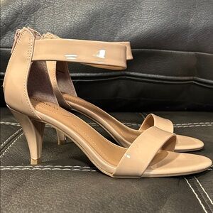 Style & Co. Beige Strappy Heels